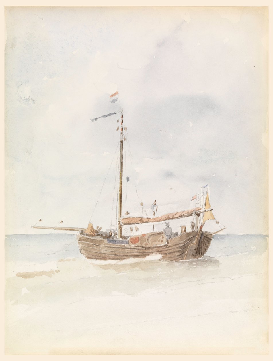 Egy holland bárka, 1887. augusztus 20. alkotó: Whitney Warren Jr.