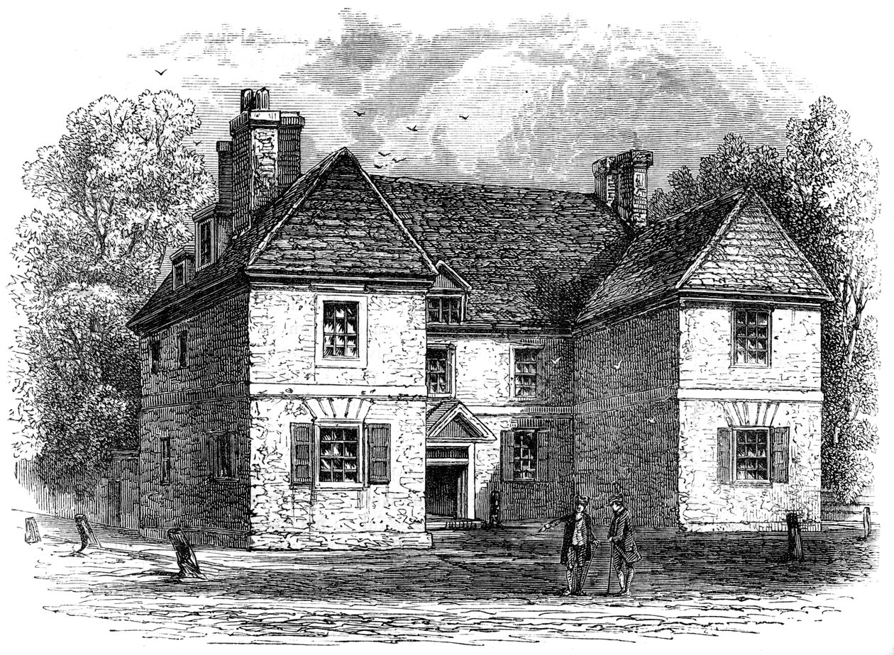 William Penns House, Philadelphia, Pennsylvania, 17. század vége – 18. század eleje c1880 alkotó: Whymper