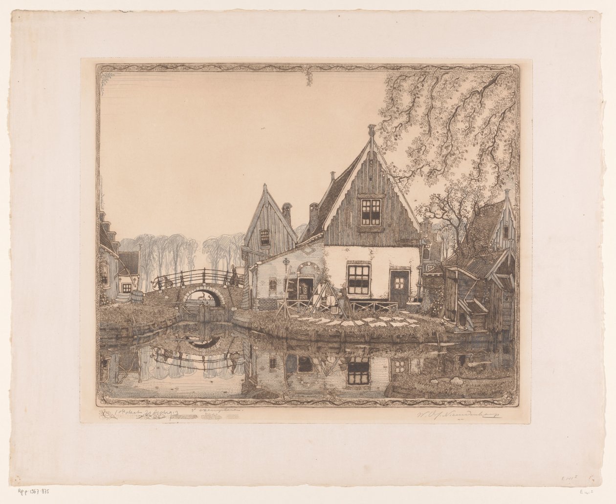 A szép zár (eredeti cím az objektumon) alkotó: Wijnand Otto Jan Nieuwenkamp (signed by artist)