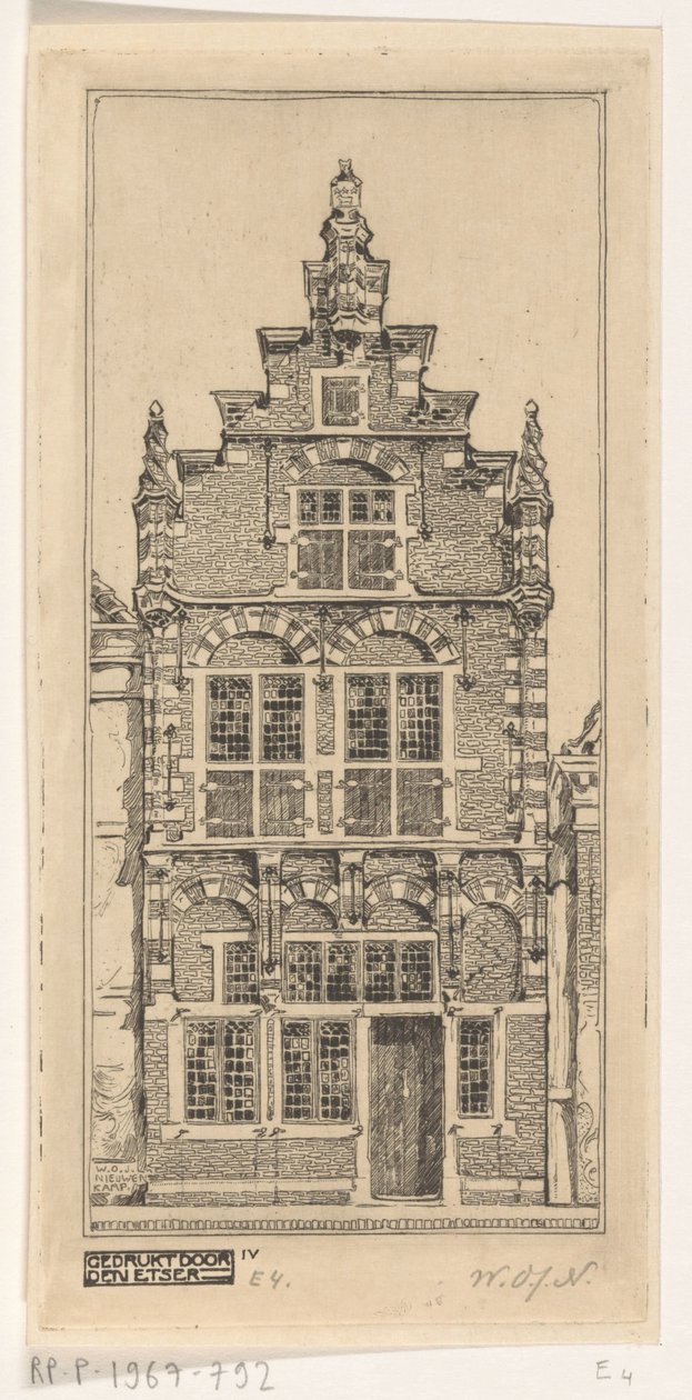 Voorgevel van het Edams Museum Voorgevel van Edam