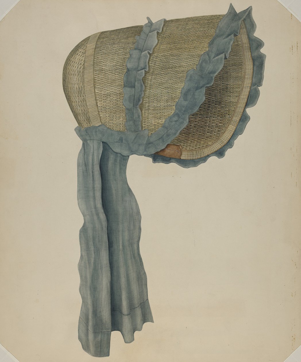 Shaker Bonnet, c. 1938. alkotó: Wilbur M Rice