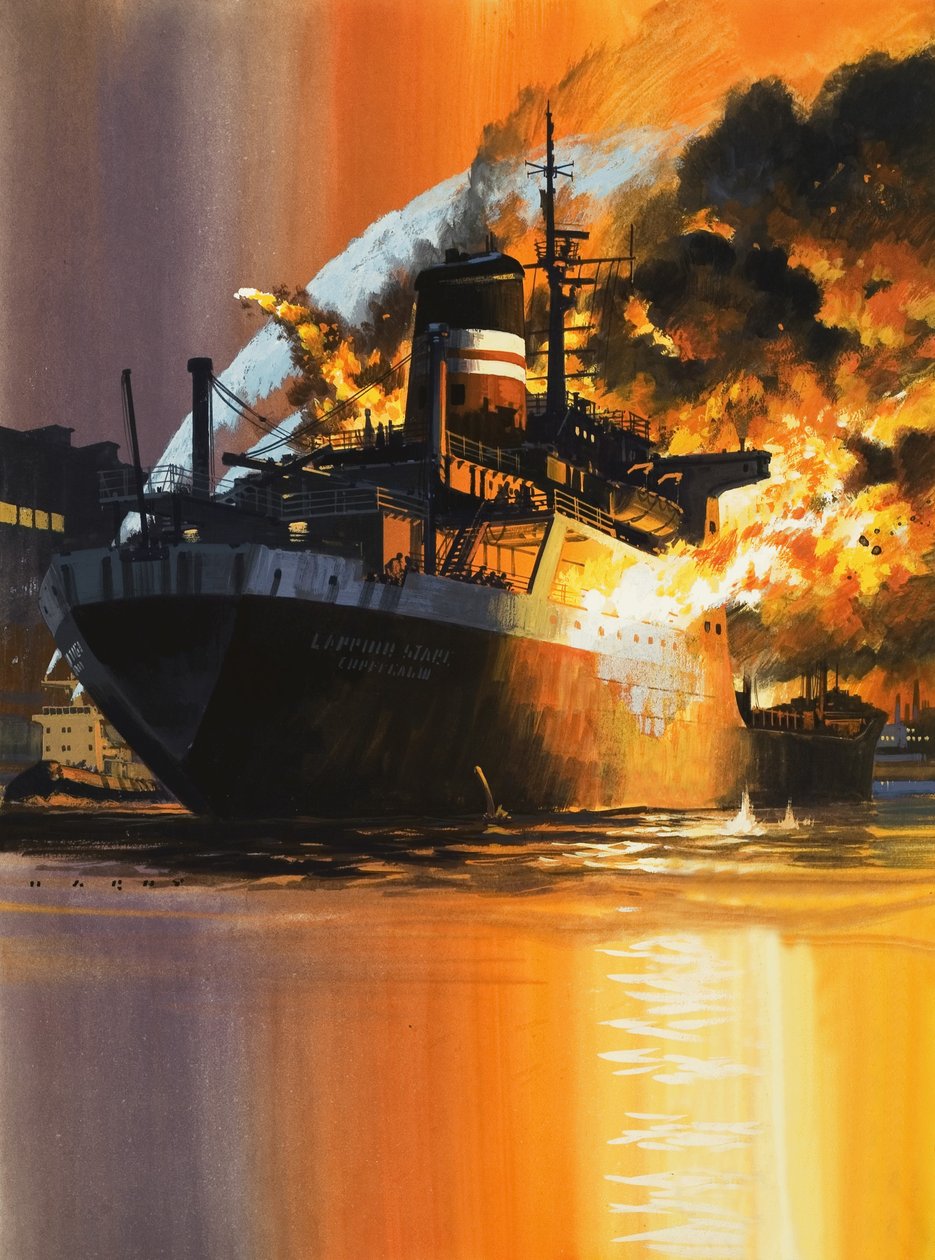 Blazing Ship alkotó: Wilf (20th century) Hardy