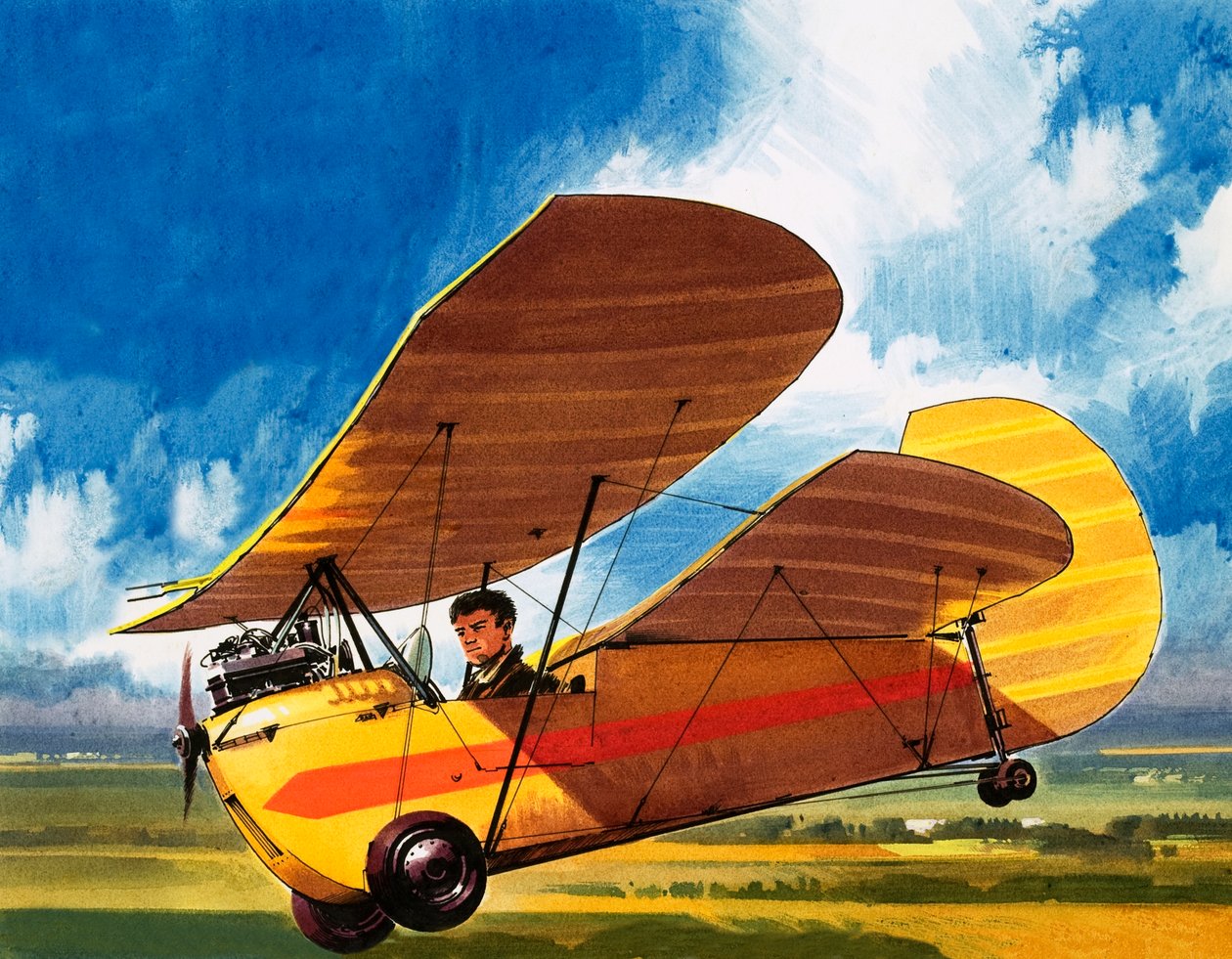 Henri Mignet találmánya, a Pou de Ciel alkotó: Wilf (20th century) Hardy