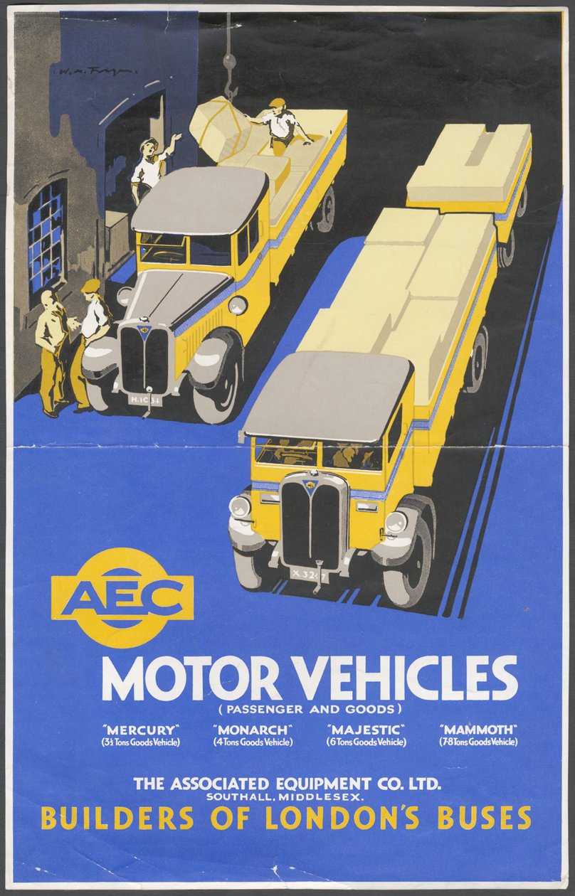 AEC motortechnika, 1950-es évek alkotó: Wilfred Fryer