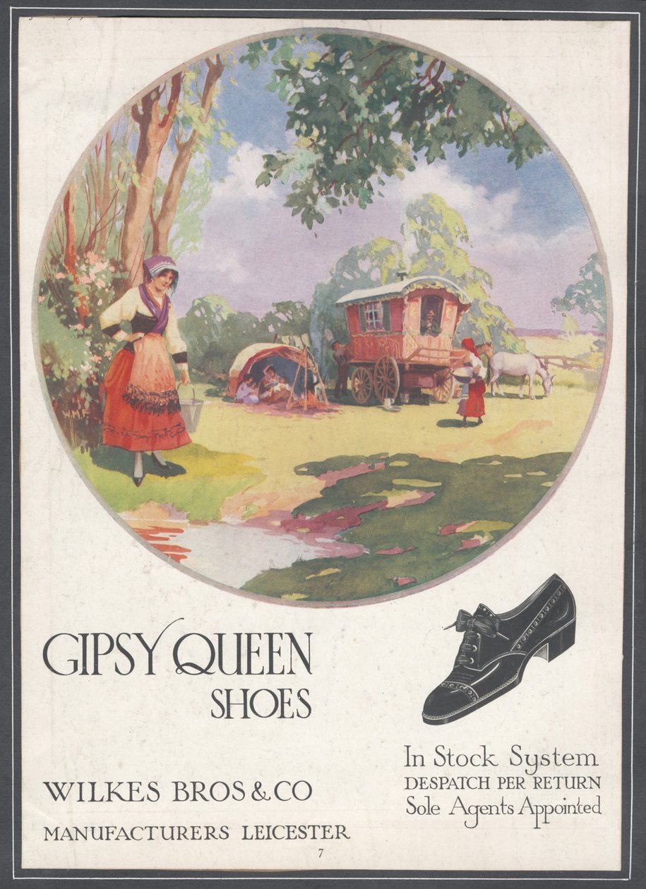 Gipsy Queen Shoes, 1920-as évek alkotó: Wilfred Fryer
