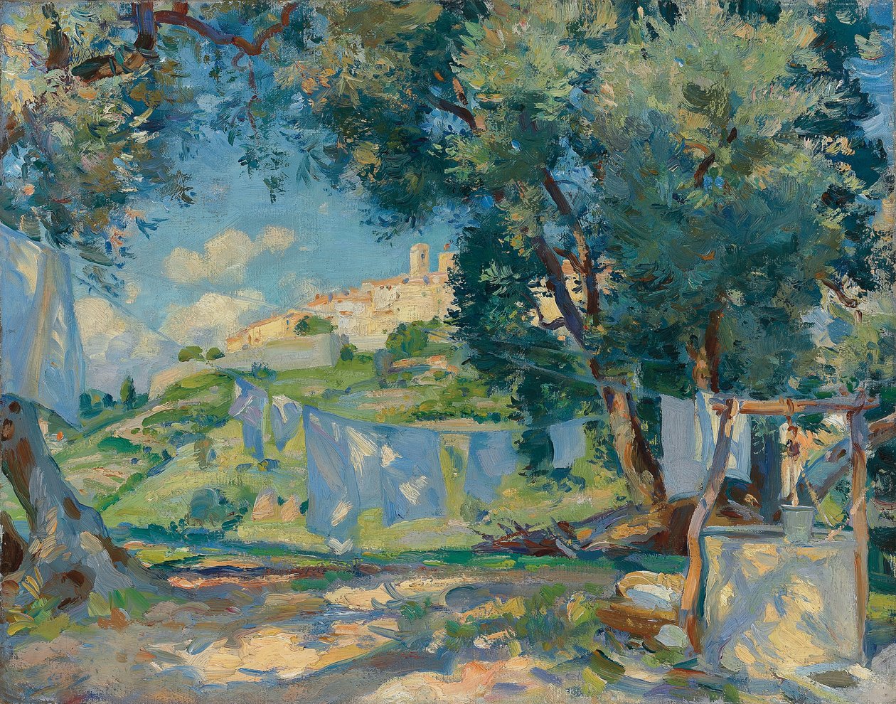 Enyhe szellő, Biot, Provence alkotó: Wilfred Gabriel de Glehn