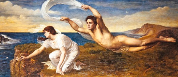 Boreas és Corithyia, 1890 körül (olaj, vászon) alkotó: Wilfred Gabriel de Glehn