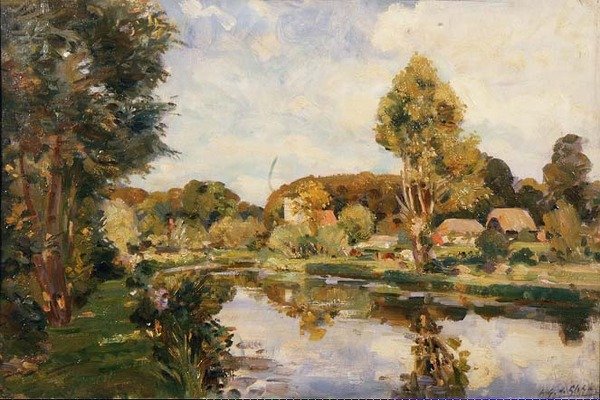 Az Avon Great Dunford közelében alkotó: Wilfred Gabriel de Glehn