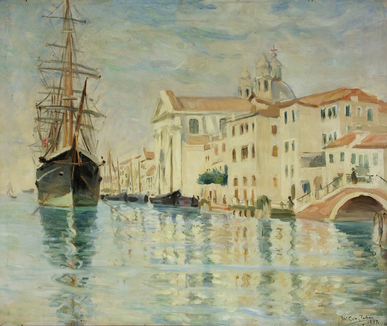 A Canal Grande, Velence alkotó: Wilfred Gabriel de Glehn