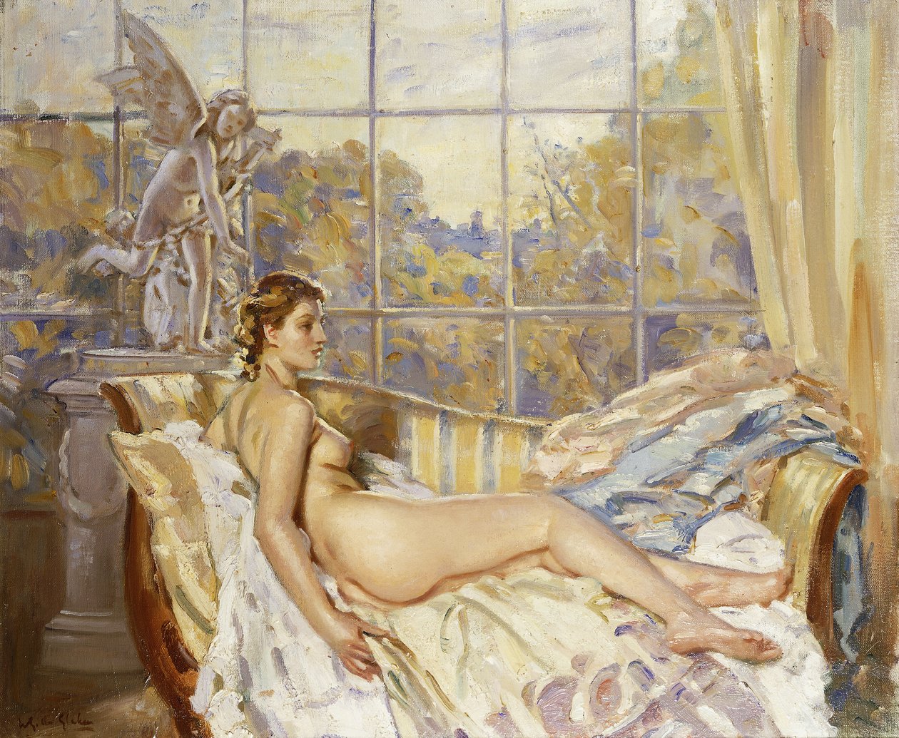 A szárnyas fiú alkotó: Wilfred Gabriel de Glehn