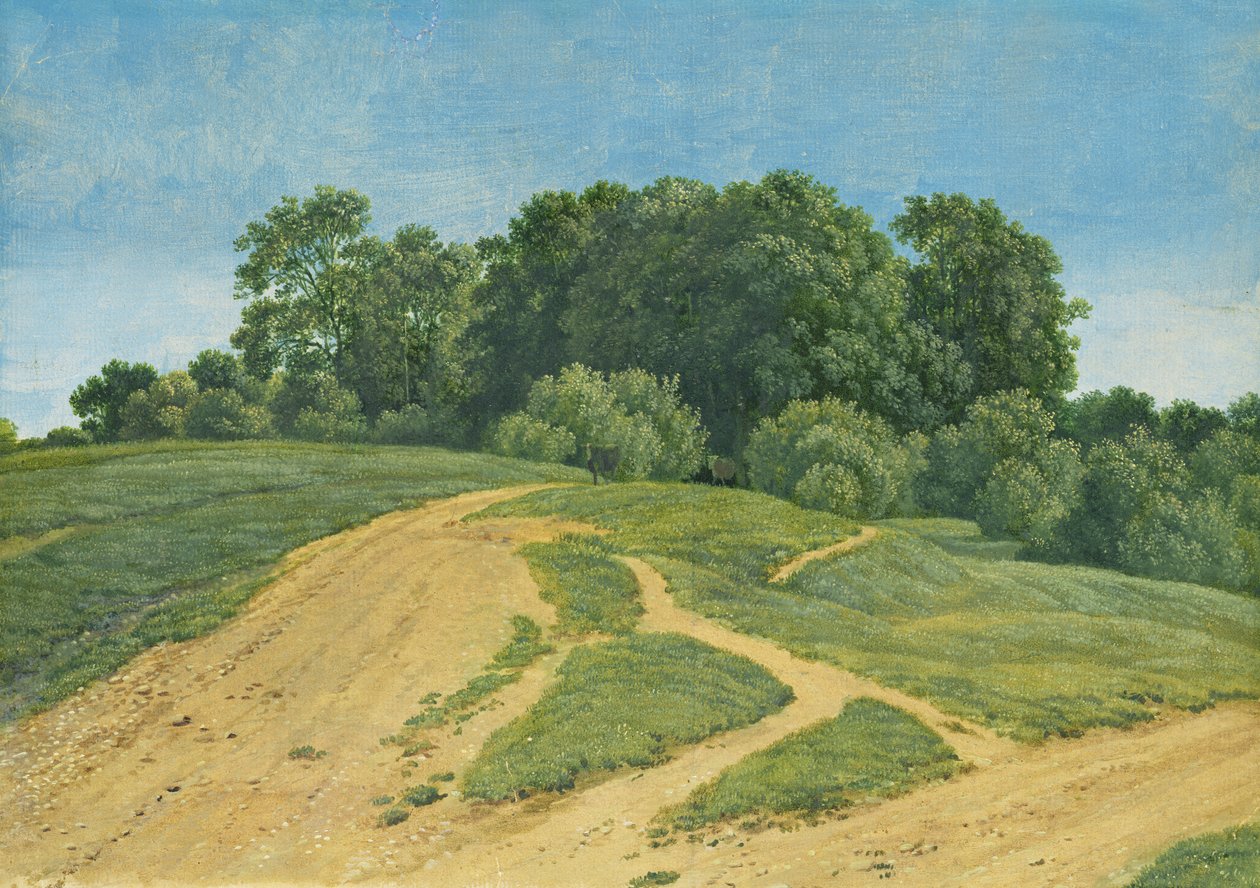 Pálya a mezőkön át, 1821 körül alkotó: Wilhelm Alexander Kobell