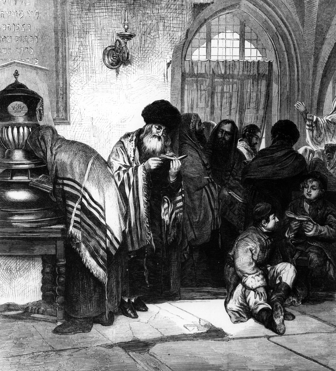 Lengyel zsidók a zsinagógában alkotó: Wilhelm August Stryowski