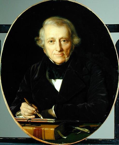 Leo Lehmann (1782-1859) művész portréja, 1851 alkotó: Wilhelm Auguste Rudolf Lehmann