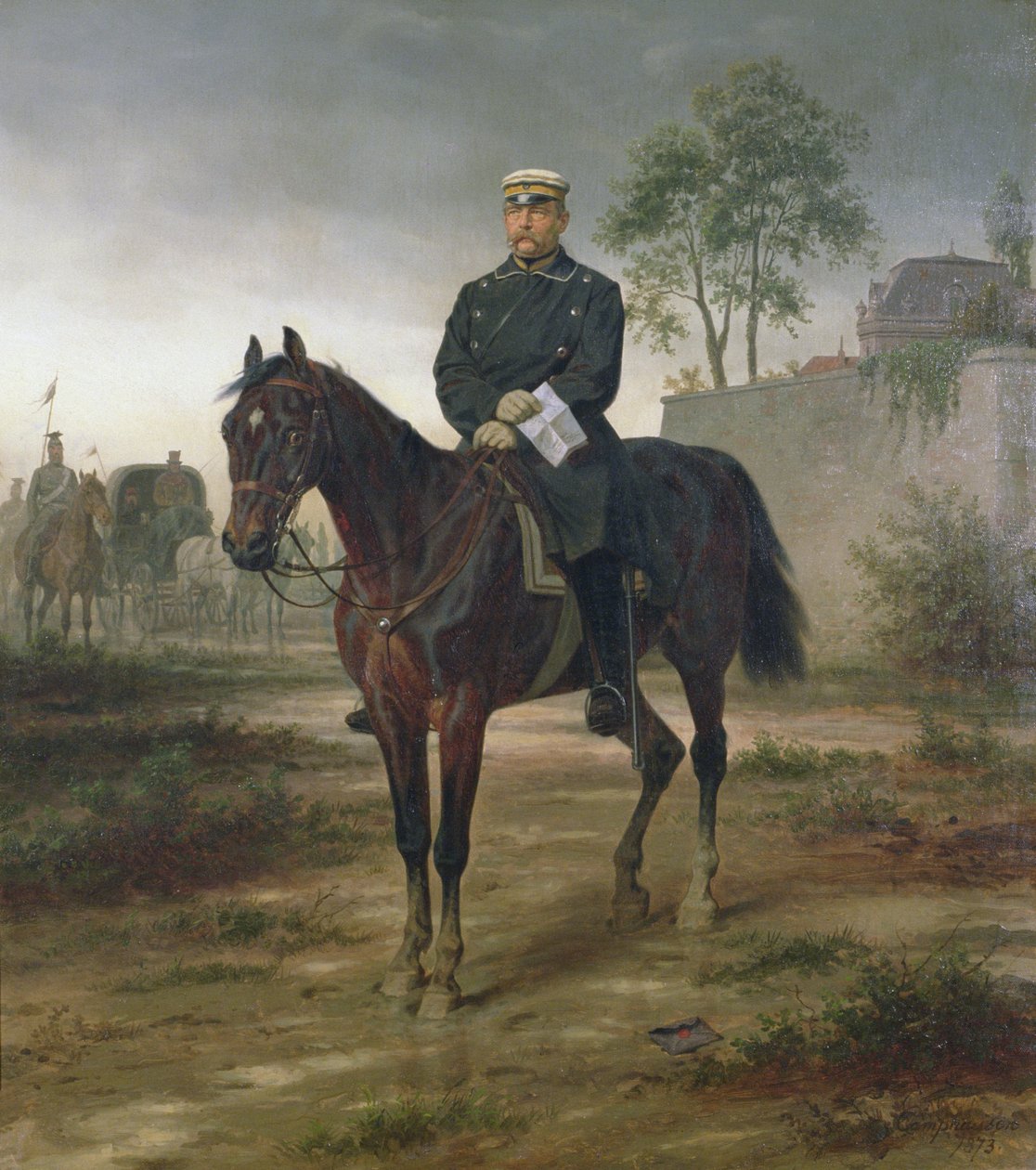 Bismarck Párizs előtt, 1873 alkotó: Wilhelm Camphausen