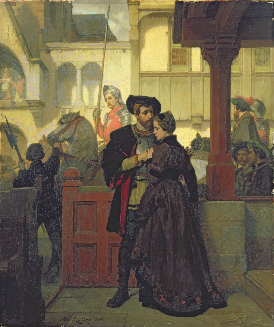 Búcsú, 1864 alkotó: Wilhelm Koller
