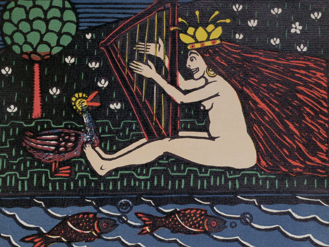 A boszorkány, 1900 körül (nyomtatott) alkotó: Wilhelm Laage