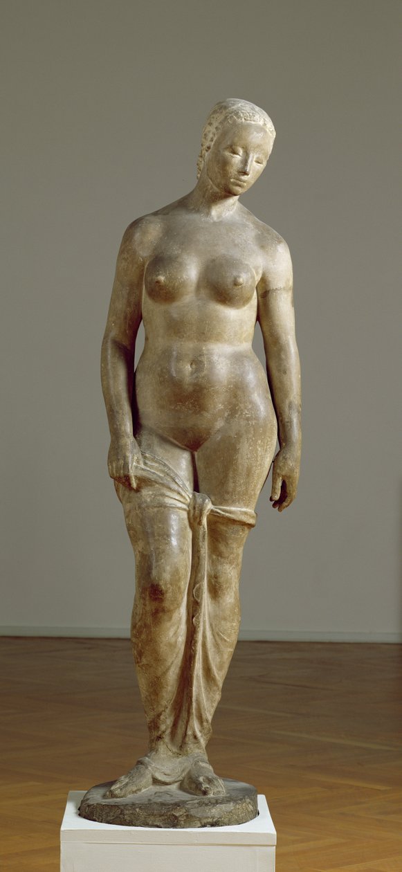 Nagy, álló figura, 1910-11 (kő) alkotó: Wilhelm Lehmbruck