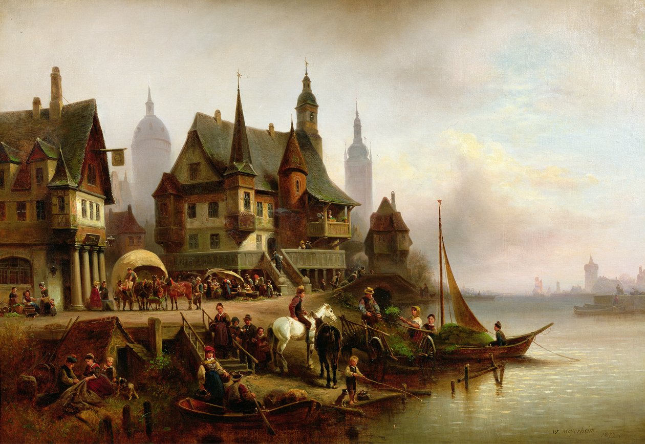 A parton, 1872 alkotó: Wilhelm Meyerheim