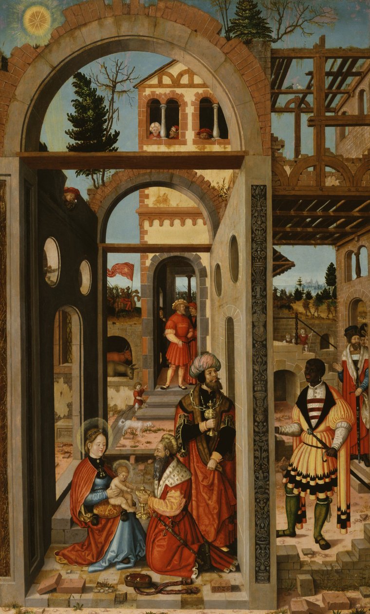 Háromkirályimádás, 1526 alkotó: Wilhelm Stetter