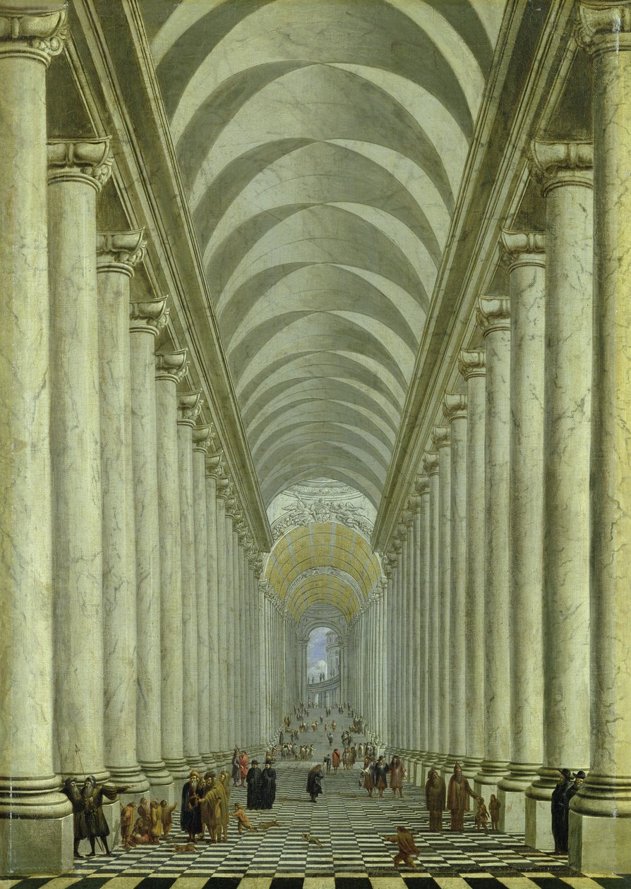 Reneszánsz beltéri lépcsőház, 1667 alkotó: Wilhelm van Ehrenberg