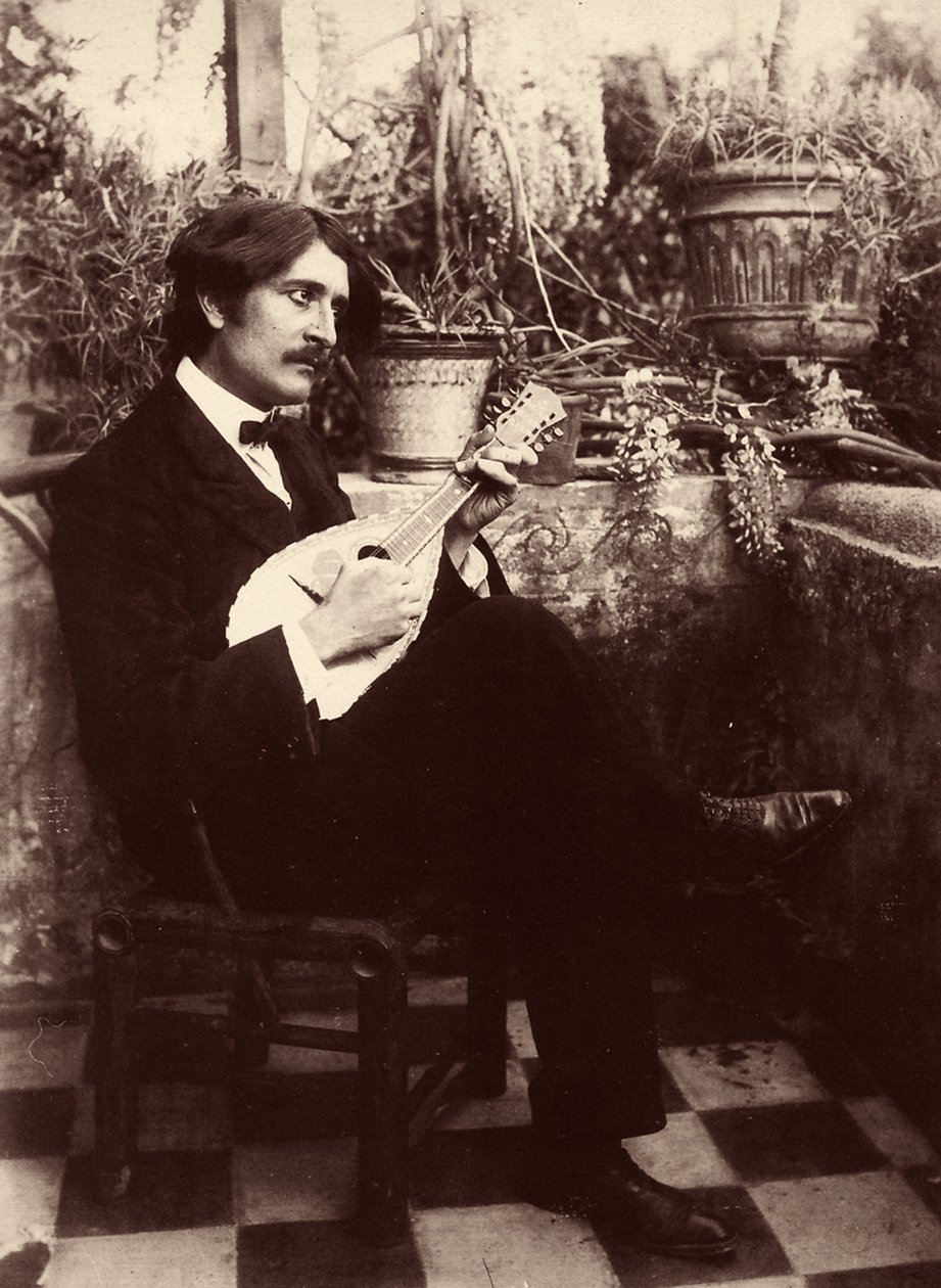 Guglielmo Plüschow portréja, 1890 körül alkotó: Baron Wilhelm von Gloeden