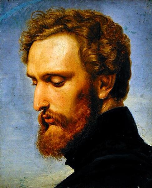 Heinrich Heinlein (1803-85) portréja alkotó: Wilhelm von Kaulbach