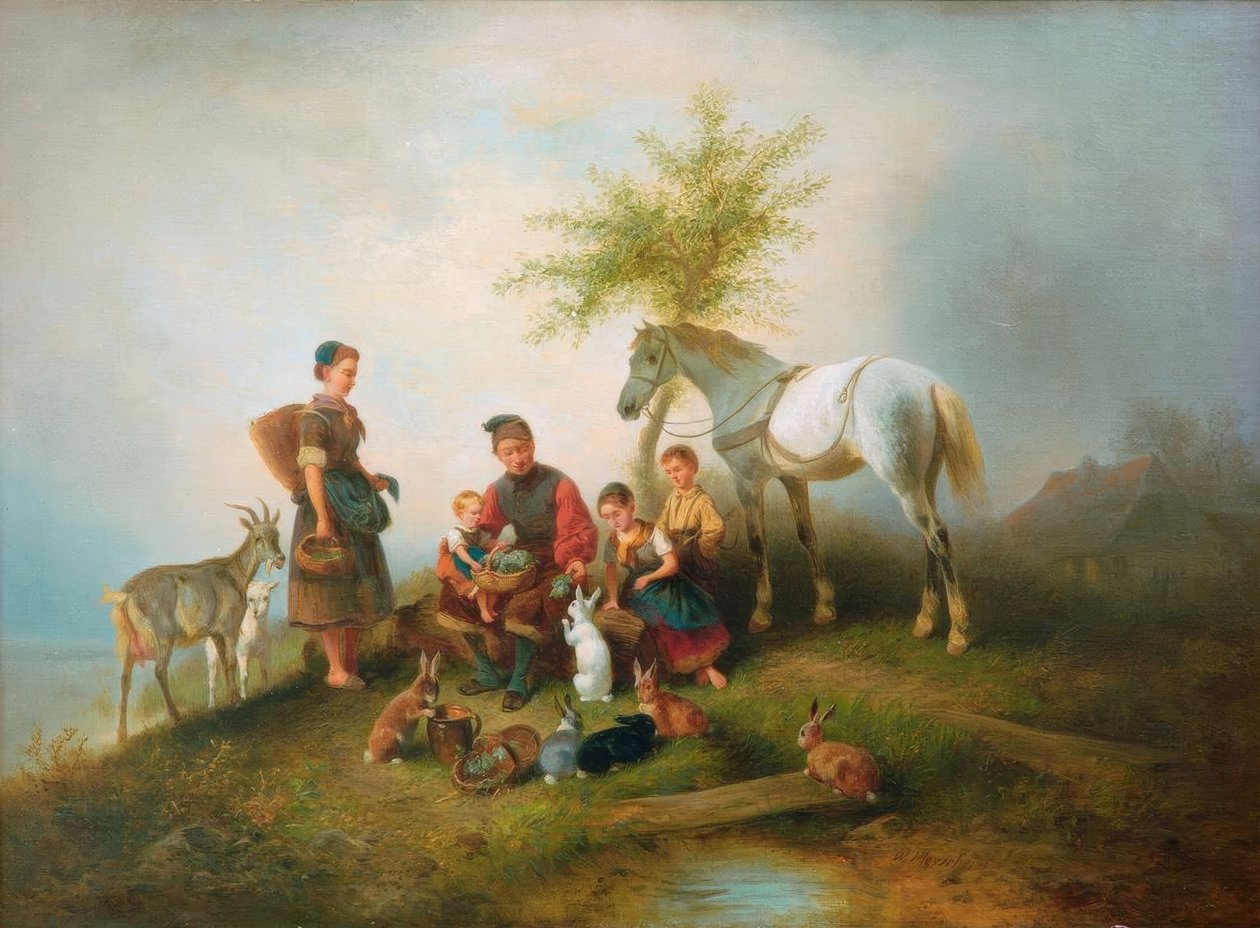 Etetési idő alkotó: Wilhelm Alexander Meyerheim