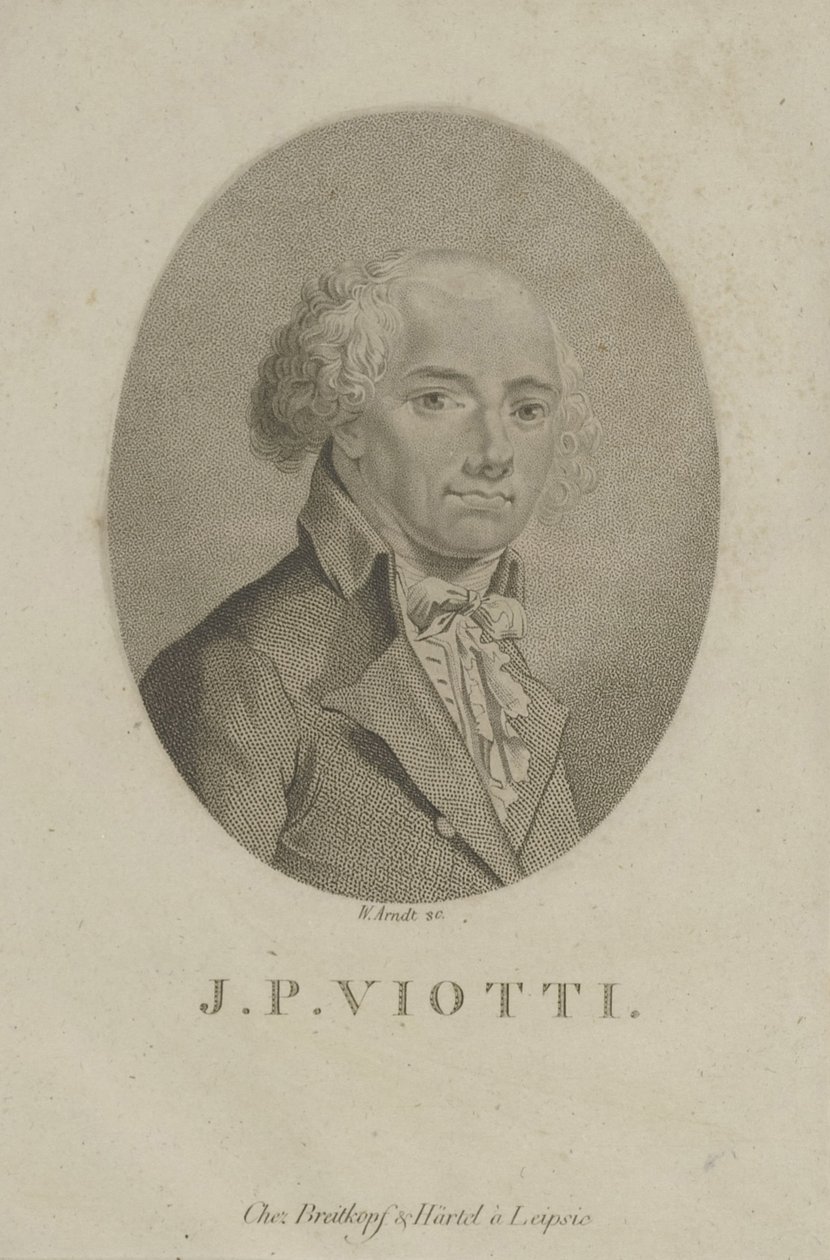 Giovanni Battista Viotti zeneszerző portréja 1755-1824, c. 1800. alkotó: Wilhelm Arndt