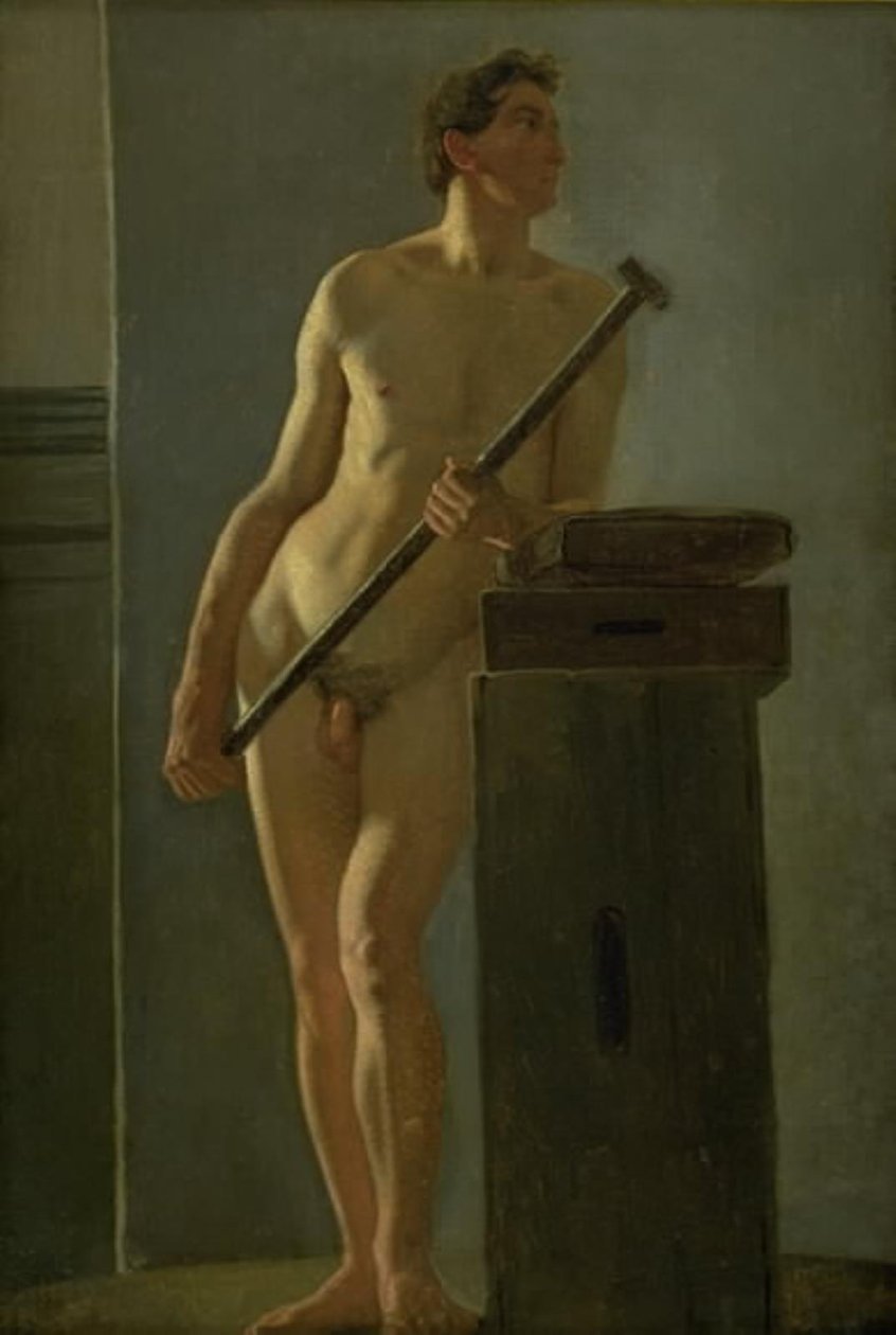 Férfi modell alkotó: Wilhelm Bendz