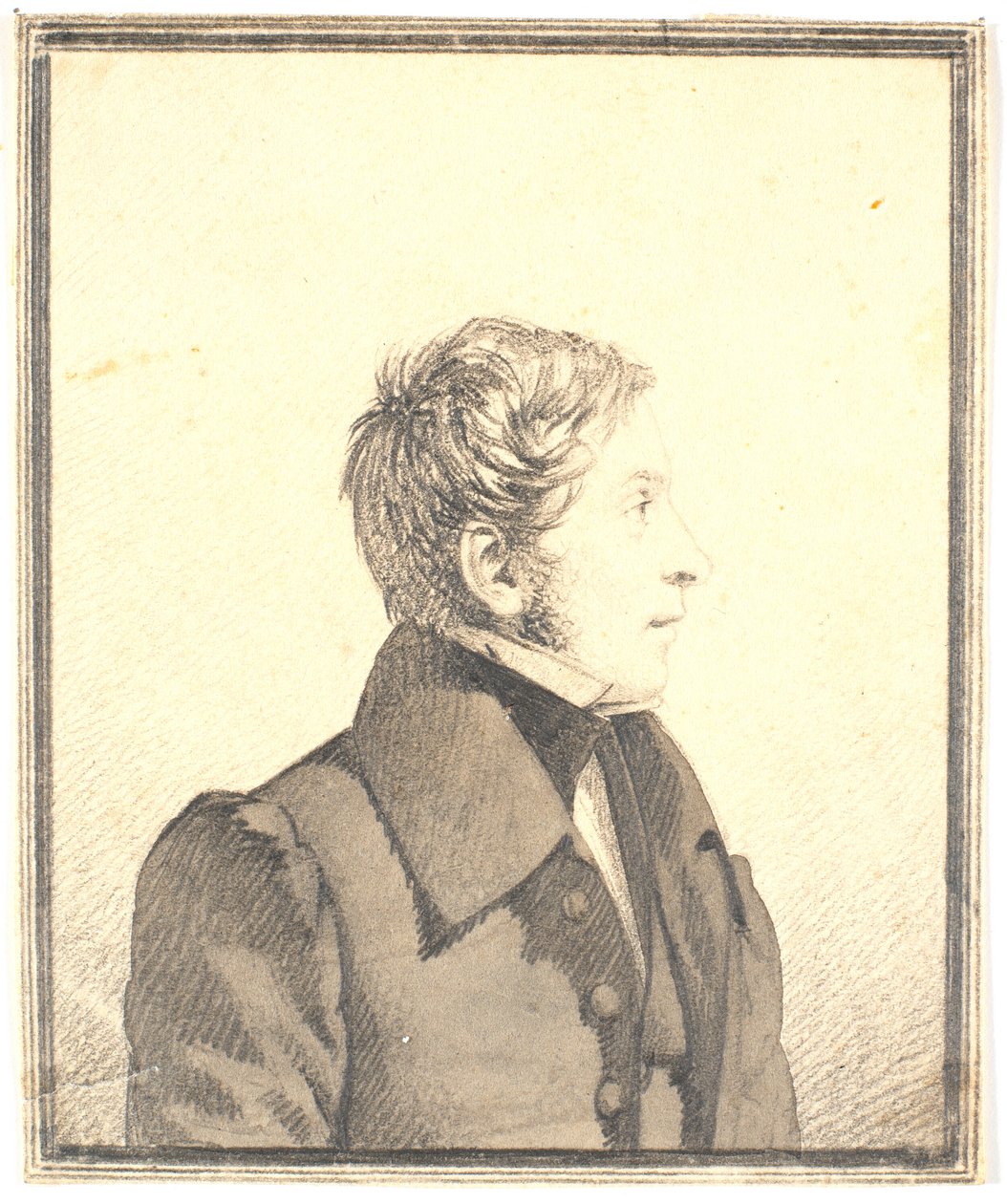 Michael Raffenberg államtanácsos portréja alkotó: Wilhelm Bendz