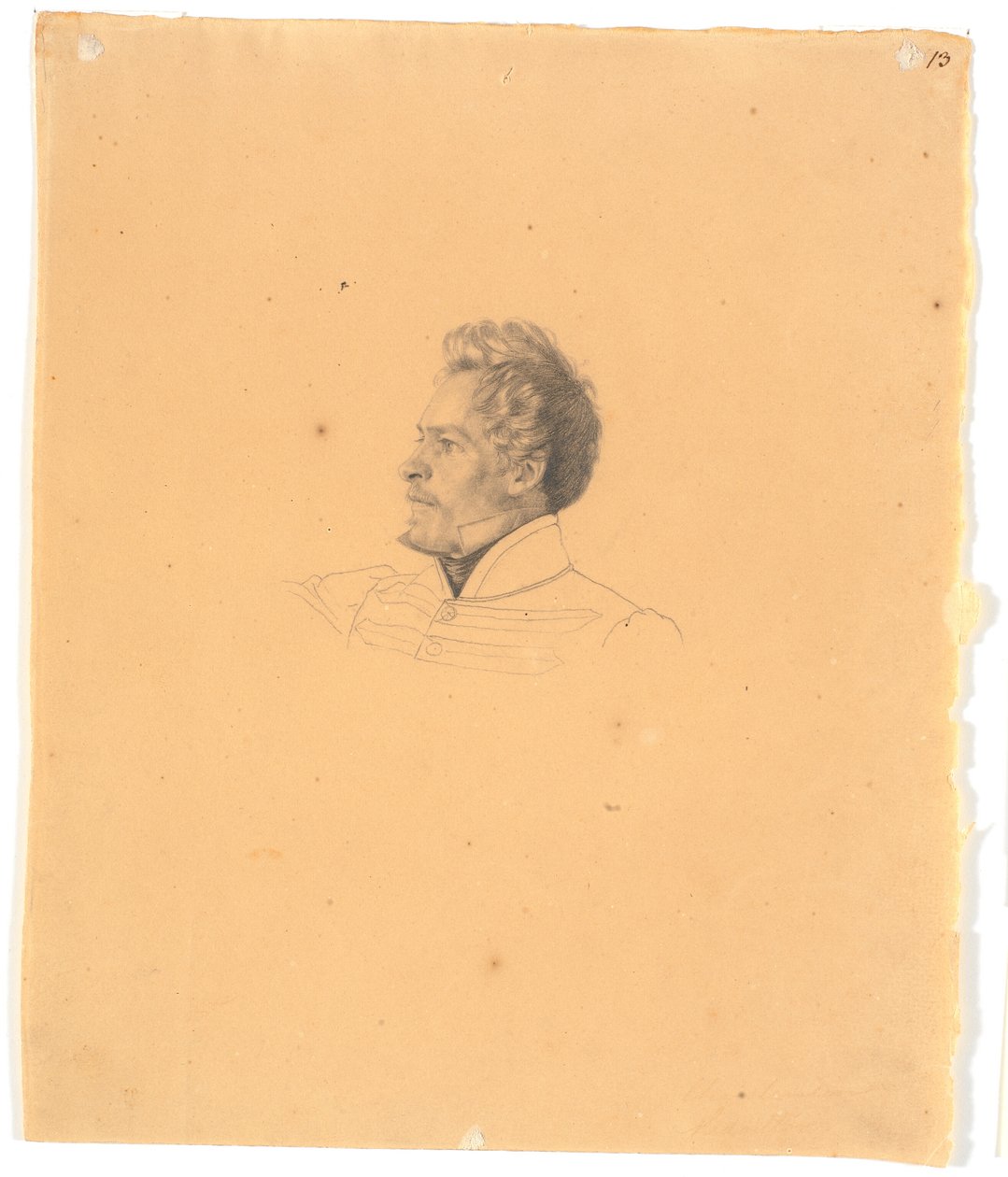 Christen Christensen érmes portréja alkotó: Wilhelm Bendz