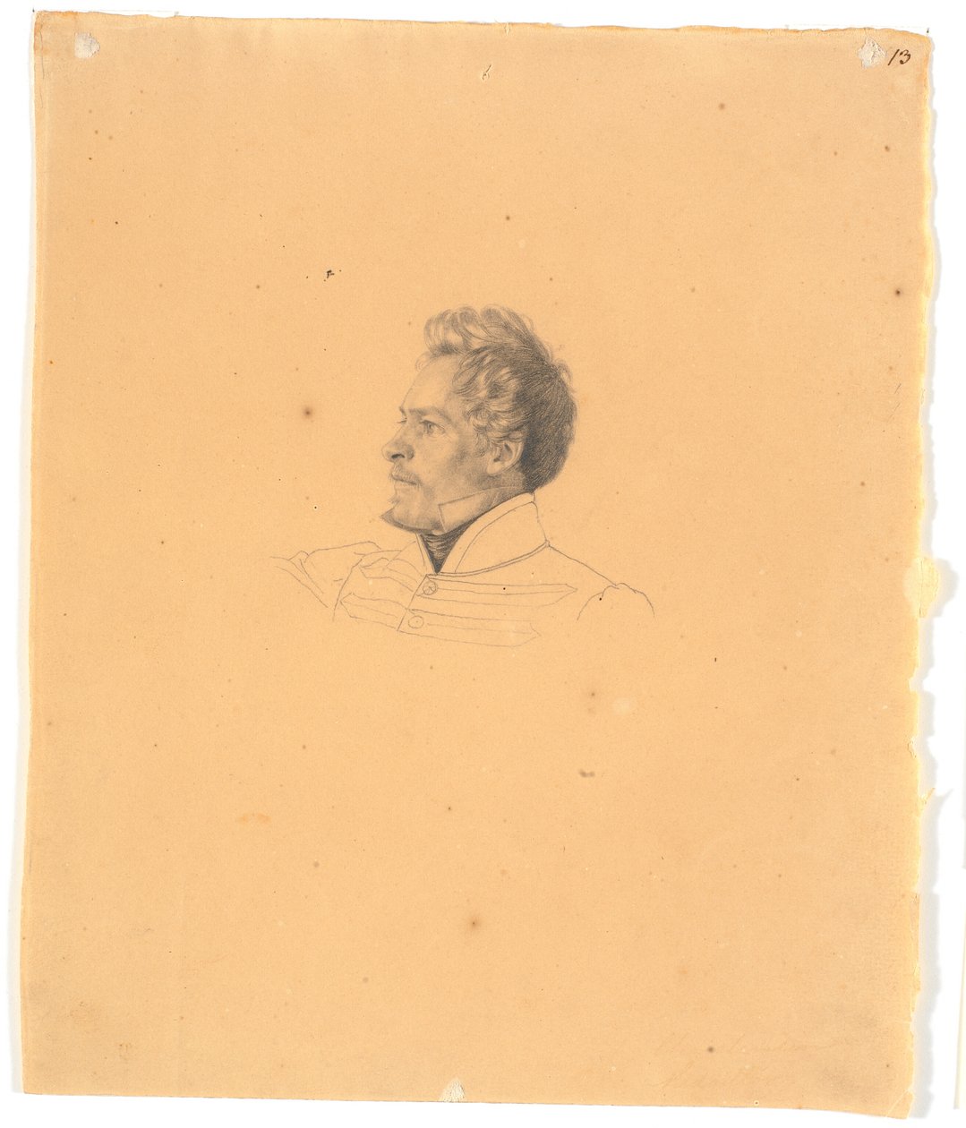Christen Christensen érmes portréja alkotó: Wilhelm Bendz