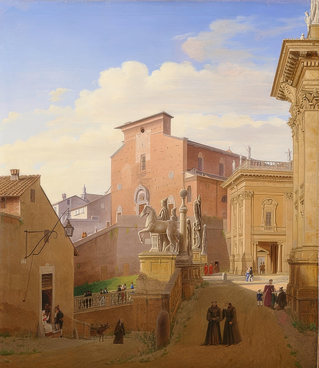 Santa Maria Maggiore Aracoeli Rómában 1831 alkotó: Wilhelm Brücke