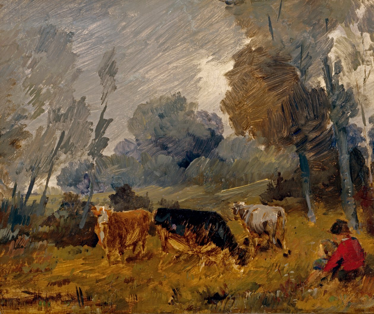A legelőn alkotó: Wilhelm Busch
