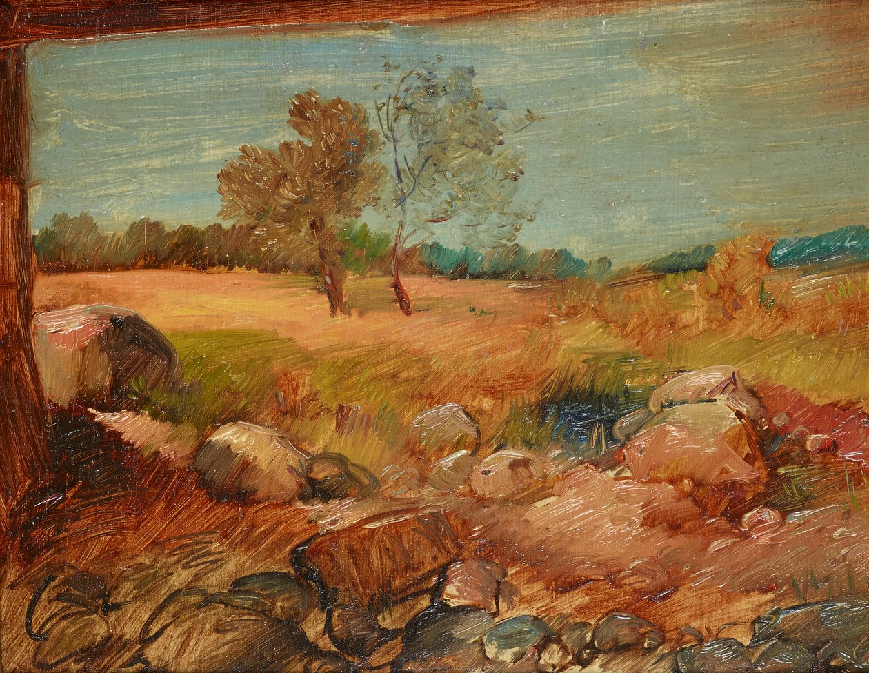 Kilátás egy istállóból alkotó: Wilhelm Busch