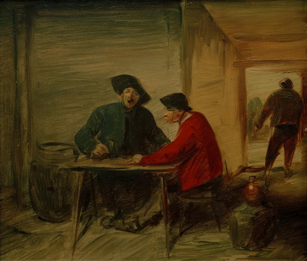 Faragó gazdák a kocsmában alkotó: Wilhelm Busch