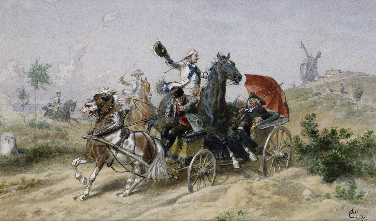 Közeli hívás, 1870 alkotó: Wilhelm Camphausen