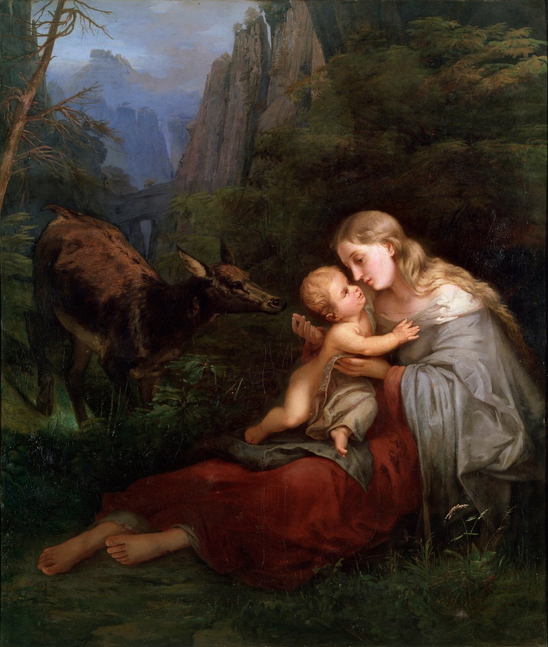 „Brabanti Genevieve”, 19. század alkotó: Wilhelm Friedrich Herbig