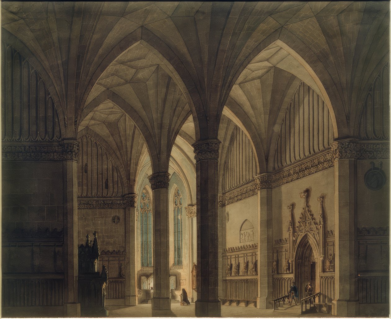 Gótikus templombelső alkotó: Wilhelm Gail