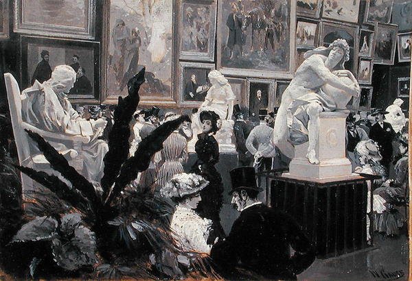 Az 1882-es bécsi nemzetközi művészeti kiállításon alkotó: Wilhelm Gause