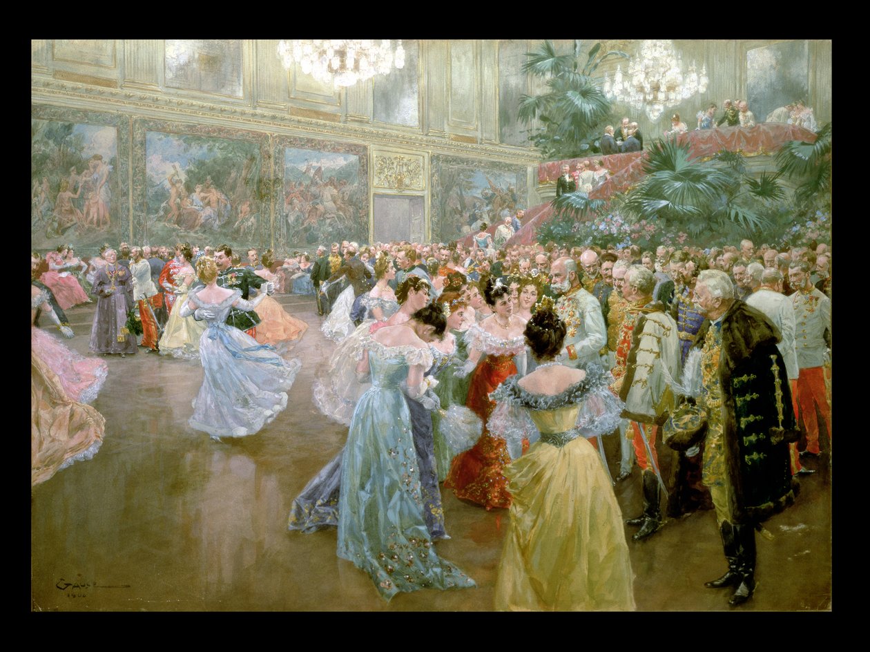 Udvari bál a Hofburgban, 1900 alkotó: Wilhelm Gause