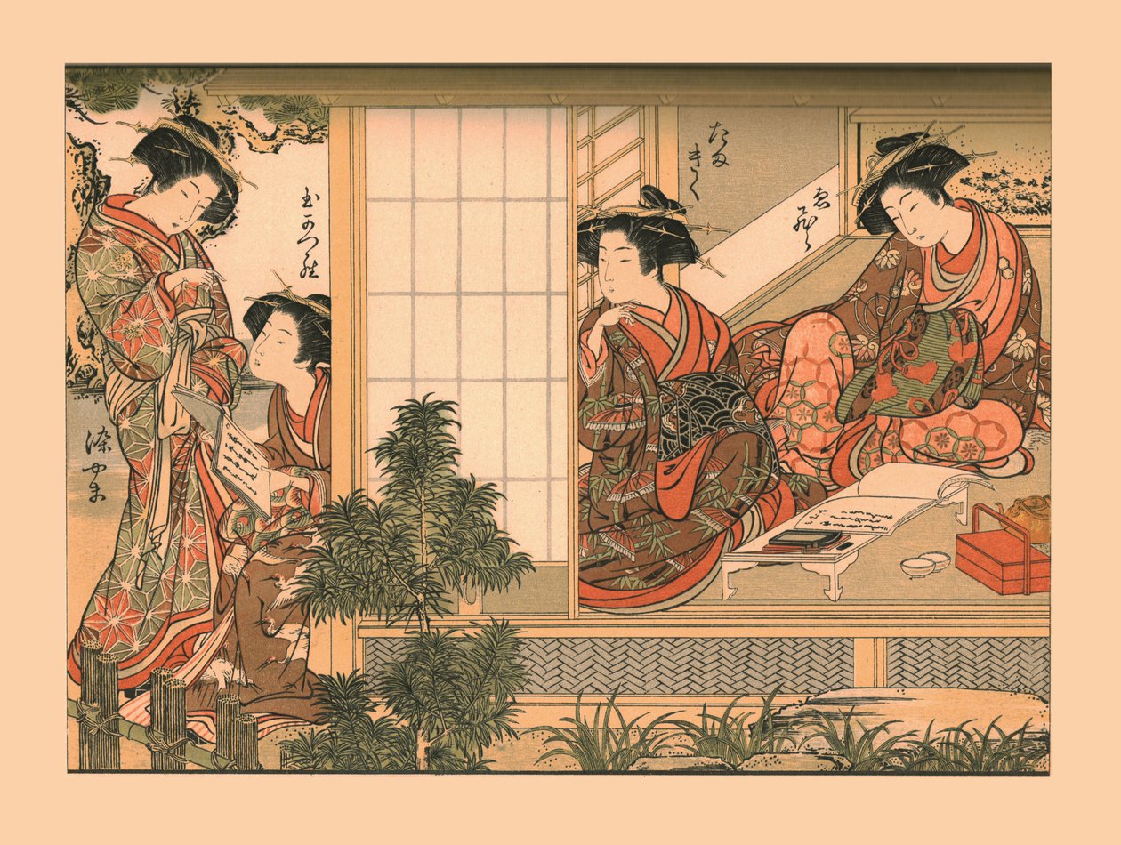 Japán szépségek, 1776, 1886 alkotó: Wilhelm Greve