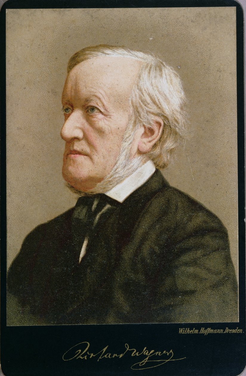 Richard Wagner (1813-83) portréja (színes fotó) alkotó: Wilhelm Hoffmann