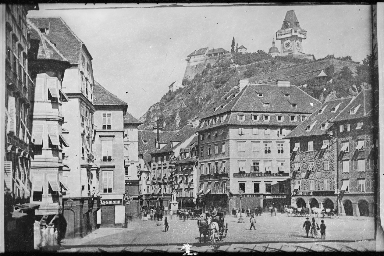 Graz főtere alkotó: Wilhelm J. Burger