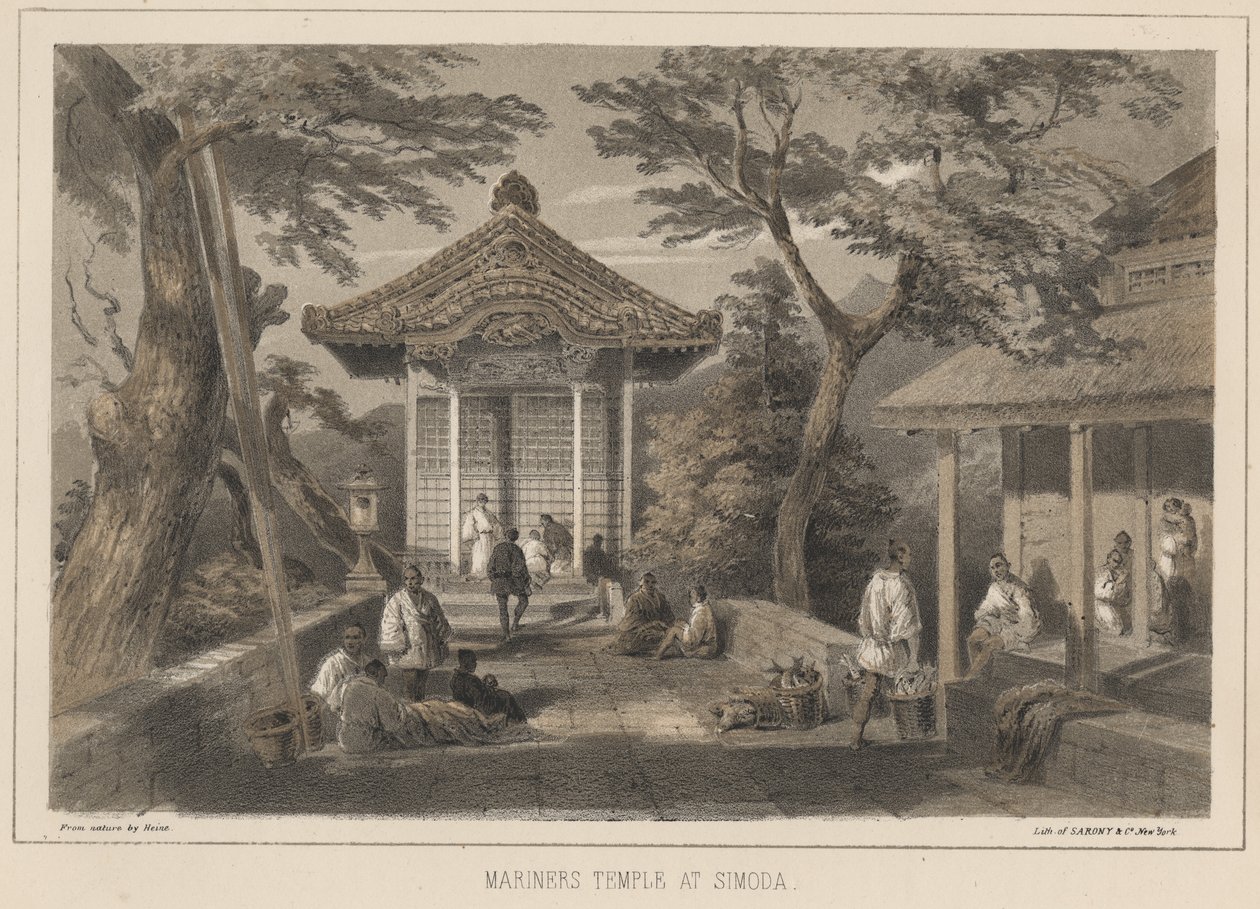 Tengerészek temploma Szimodában, 1855 alkotó: Wilhelm Joseph Heine
