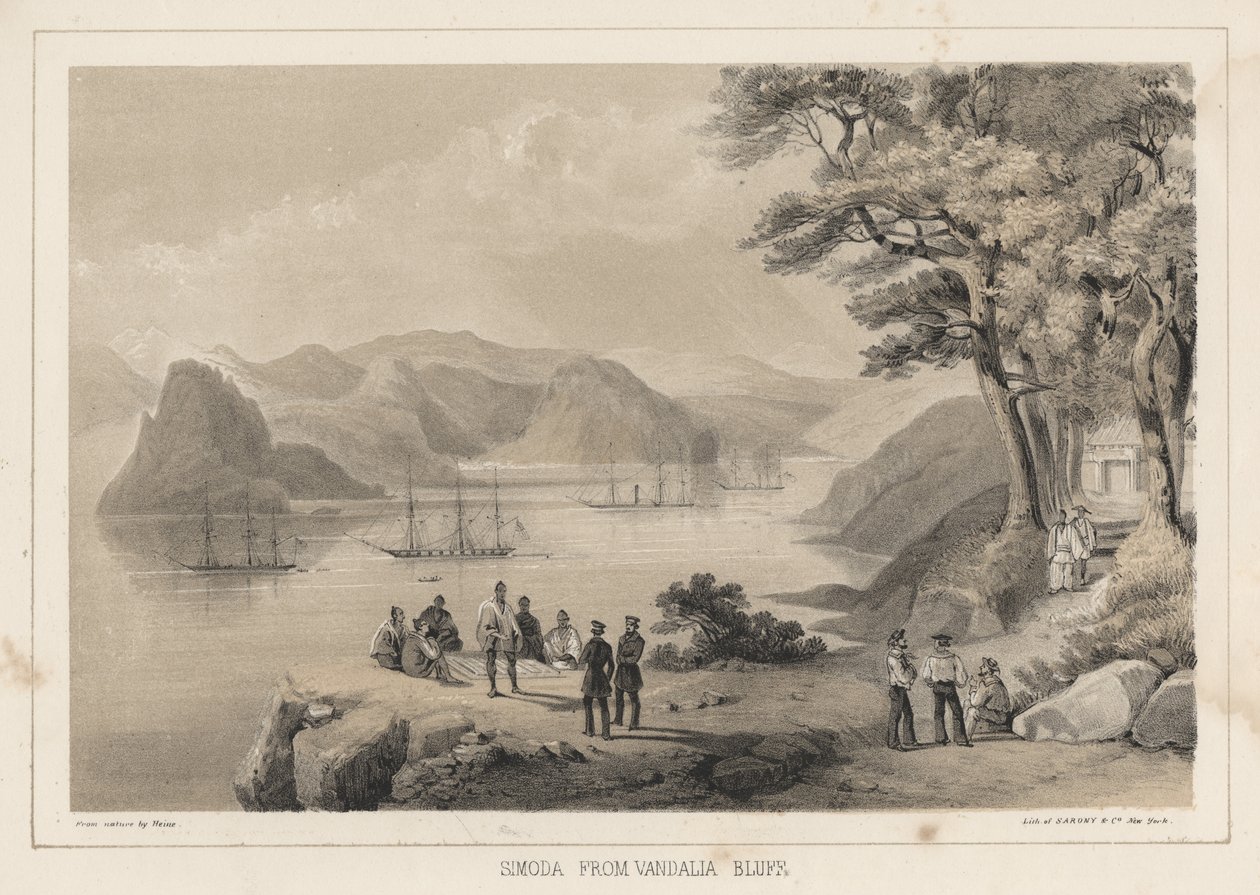 Simoda a Vandalia Bluffból, 1855 alkotó: Wilhelm Joseph Heine