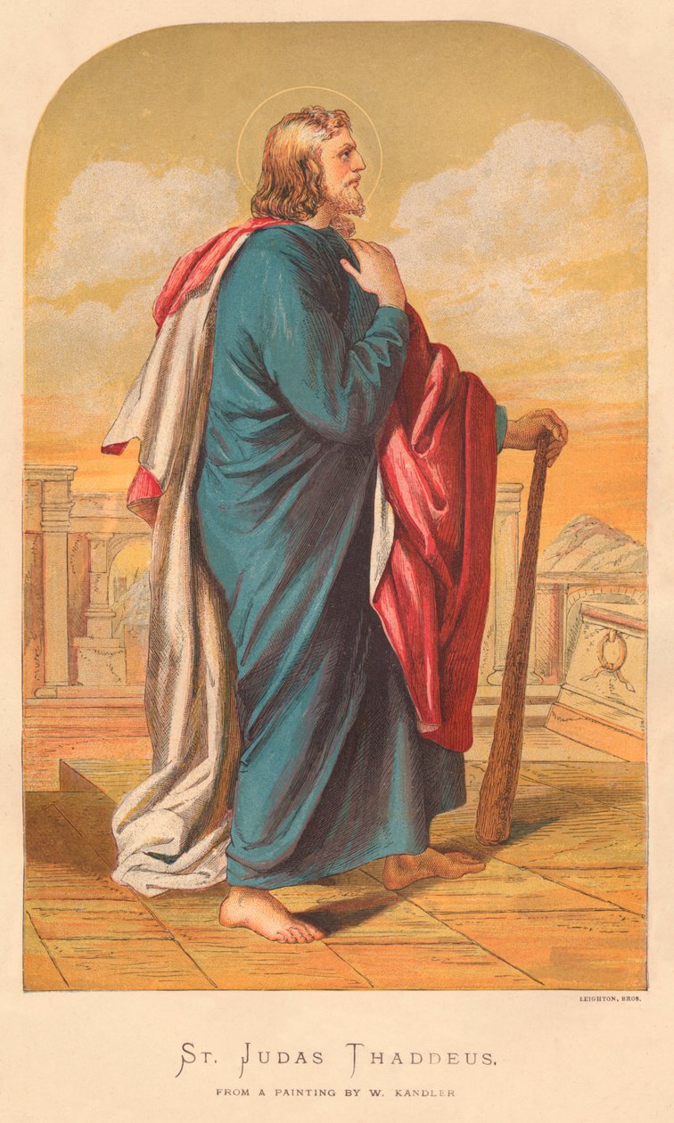 Szent Júdás Tád, 19. század közepe-vége. alkotó: Wilhelm Kandler