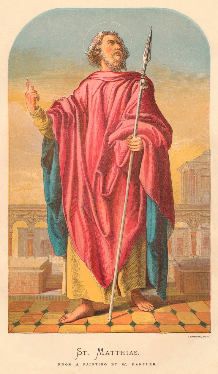 Szent Mátyás, 19. század közepe-vége. alkotó: Wilhelm Kandler