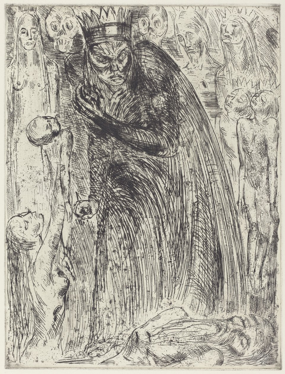 Macbeth V (Lady Macbeth látomása) alkotó: Wilhelm Lehmbruck