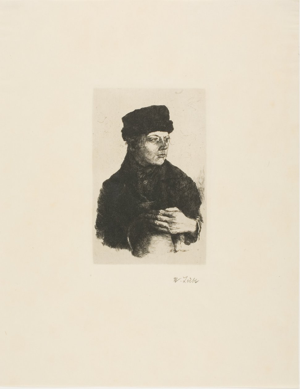 Parasztfiú kancsóval alkotó: Wilhelm Maria Hubertus Leibl